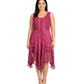 Sakkas Magdilena Stonewashed Corset Front Embroidered Dress