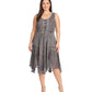 Sakkas Magdilena Stonewashed Corset Front Embroidered Dress