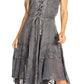 Sakkas Magdilena Stonewashed Corset Front Embroidered Dress