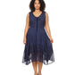 Sakkas Magdilena Stonewashed Corset Front Embroidered Dress