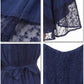 Sakkas Magdilena Stonewashed Corset Front Embroidered Dress