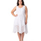 Sakkas Magdilena Stonewashed Corset Front Embroidered Dress