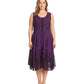 Sakkas Magdilena Stonewashed Corset Front Embroidered Dress