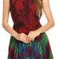 Sakkas Mathilde  Marble Tie-dye Sleeveless Tank Dress Tiered and Corset