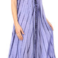 Sakkas Yasmin Tie Dye Embroidered Sheer Cap Sleeve Sundress | Cover Up