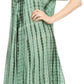 Sakkas Yasmin Tie Dye Embroidered Sheer Cap Sleeve Sundress | Cover Up