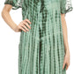 Sakkas Yasmin Tie Dye Embroidered Sheer Cap Sleeve Sundress | Cover Up