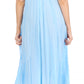 Sakkas Myani Two Tone Embroidered Sheer Cap Sleeve Caftan Long Dress | Cover Up