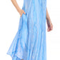 Sakkas Myani Two Tone Embroidered Sheer Cap Sleeve Caftan Long Dress | Cover Up