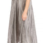 Sakkas Myani Two Tone Embroidered Sheer Cap Sleeve Caftan Long Dress | Cover Up