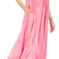 Sakkas Myani Two Tone Embroidered Sheer Cap Sleeve Caftan Long Dress | Cover Up