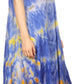 Sakkas Anita Short Sleeve Tie Dye Split Neck Dress / Cover Up
