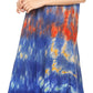 Sakkas Anita Short Sleeve Tie Dye Split Neck Dress / Cover Up