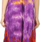 Sakkas Anita Short Sleeve Tie Dye Split Neck Dress / Cover Up