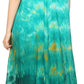 Sakkas Anita Short Sleeve Tie Dye Split Neck Dress / Cover Up