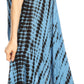 Sakkas Olivia Lightweight Sleeveless Tie Dye Dress with Mandarin Collar