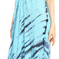 Sakkas Olivia Lightweight Sleeveless Tie Dye Dress with Mandarin Collar