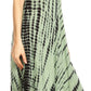 Sakkas Olivia Lightweight Sleeveless Tie Dye Dress with Mandarin Collar