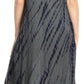 Sakkas Olivia Lightweight Sleeveless Tie Dye Dress with Mandarin Collar