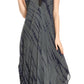 Sakkas Olivia Lightweight Sleeveless Tie Dye Dress with Mandarin Collar