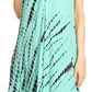 Sakkas Olivia Lightweight Sleeveless Tie Dye Dress with Mandarin Collar