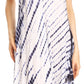 Sakkas Olivia Lightweight Sleeveless Tie Dye Dress with Mandarin Collar