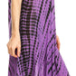 Sakkas Olivia Lightweight Sleeveless Tie Dye Dress with Mandarin Collar
