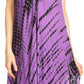 Sakkas Olivia Lightweight Sleeveless Tie Dye Dress with Mandarin Collar