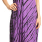 Sakkas Olivia Lightweight Sleeveless Tie Dye Dress with Mandarin Collar
