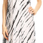 Sakkas Olivia Lightweight Sleeveless Tie Dye Dress with Mandarin Collar