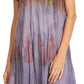 Sakkas Samira Color Block Printed Sheer Cap Sleeve Relaxed Fit Dress | Cover Up