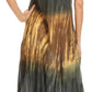 Sakkas Samira Color Block Printed Sheer Cap Sleeve Relaxed Fit Dress | Cover Up