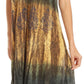 Sakkas Samira Color Block Printed Sheer Cap Sleeve Relaxed Fit Dress | Cover Up
