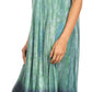 Sakkas Samira Color Block Printed Sheer Cap Sleeve Relaxed Fit Dress | Cover Up