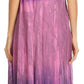 Sakkas Samira Color Block Printed Sheer Cap Sleeve Relaxed Fit Dress | Cover Up