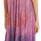 Sakkas Samira Color Block Printed Sheer Cap Sleeve Relaxed Fit Dress | Cover Up