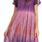 Sakkas Samira Color Block Printed Sheer Cap Sleeve Relaxed Fit Dress | Cover Up