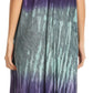 Sakkas Samira Color Block Printed Sheer Cap Sleeve Relaxed Fit Dress | Cover Up