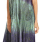 Sakkas Samira Color Block Printed Sheer Cap Sleeve Relaxed Fit Dress | Cover Up