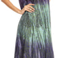 Sakkas Samira Color Block Printed Sheer Cap Sleeve Relaxed Fit Dress | Cover Up