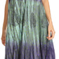 Sakkas Samira Color Block Printed Sheer Cap Sleeve Relaxed Fit Dress | Cover Up