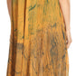 Sakkas Talia Ethnic Print Short Sleeve Long Dress/Cover Up