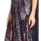 Sakkas Talia Ethnic Print Short Sleeve Long Dress/Cover Up