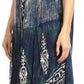 Sakkas Talia Ethnic Print Short Sleeve Long Dress/Cover Up
