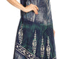 Sakkas Talia Ethnic Print Short Sleeve Long Dress/Cover Up