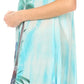 Sakkas Jimena Women's Tie Dye Sleeveless Caftan Dress Sundress Flare Floral Print