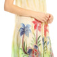 Sakkas Jimena Women's Tie Dye Sleeveless Caftan Dress Sundress Flare Floral Print