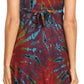Sakkas Zoe Women's Summer Bohemian Spaghetti Strap Short Dress Tie Dye Embroidered