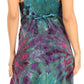 Sakkas Zoe Women's Summer Bohemian Spaghetti Strap Short Dress Tie Dye Embroidered