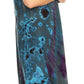 Sakkas Sofi Women's Short Sleeve Embroidered Tie Dye Caftan Tank Dress / Cover Up